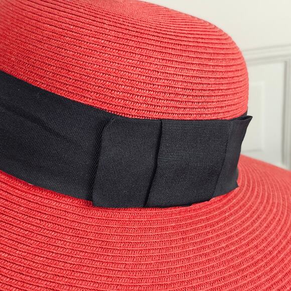 Red San Diego Hat Co. Hat wide brimmed sunhat EUC - Picture 9 of 9